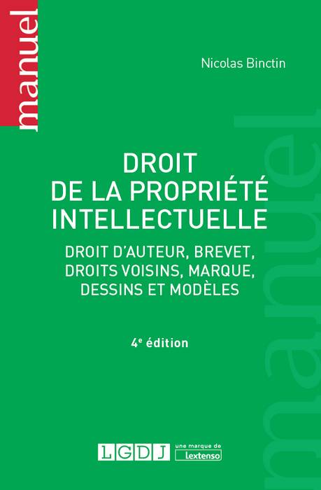 DROIT DE LA PROPRIETE INTELECTUELLE 