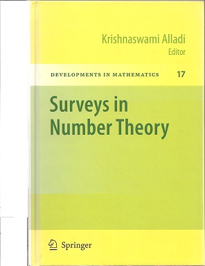 SURVEYS IN NUMBER THEORY (DEVELOPMENTS IN M 